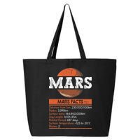 Mars Facts Mars Planet Space Lover 25L Jumbo Tote
