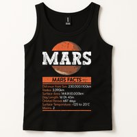 Mars Facts Mars Planet Space Lover Tank Top