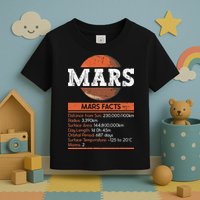 Mars Facts Mars Planet Space Lover Toddler T-Shirt
