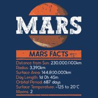 Mars Facts Mars Planet Space Lover Infant Baby Jersey Bodysuit