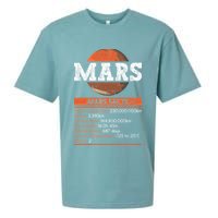 Mars Facts Mars Planet Space Lover Sueded Cloud Jersey T-Shirt