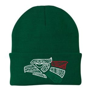 Mexico Flag Mexican Eagle Aztec Style Hecho En Mexico Knit Cap Winter Beanie