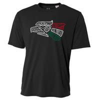 Mexico Flag Mexican Eagle Aztec Style Hecho En Mexico Cooling Performance Crew T-Shirt