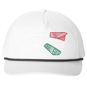 Mexico Flag Mexican Eagle Aztec Style Hecho En Mexico Snapback Five-Panel Rope Hat