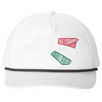 Mexico Flag Mexican Eagle Aztec Style Hecho En Mexico Snapback Five-Panel Rope Hat