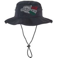 Mexico Flag Mexican Eagle Aztec Style Hecho En Mexico Legacy Cool Fit Booney Bucket Hat