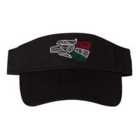 Mexico Flag Mexican Eagle Aztec Style Hecho En Mexico Valucap Bio-Washed Visor