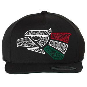 Mexico Flag Mexican Eagle Aztec Style Hecho En Mexico Wool Snapback Cap