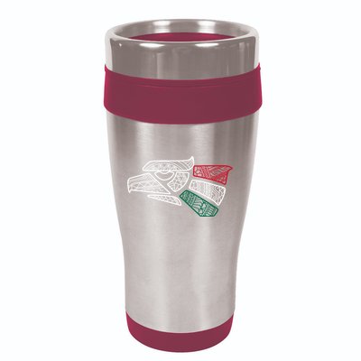 Mexico Flag Mexican Eagle Aztec Style Hecho En Mexico 16oz Travel Tumbler