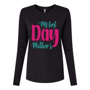 My First Mother's Day Meaningful Gift Womens Cotton Relaxed Long Sleeve T-Shirt