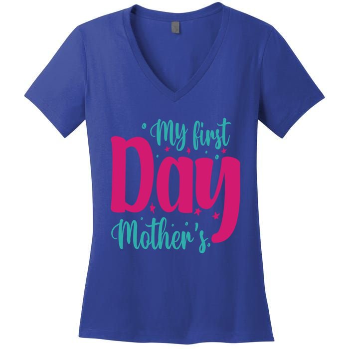 My First Mother's Day Meaningful Gift Women's V-Neck T-Shirt