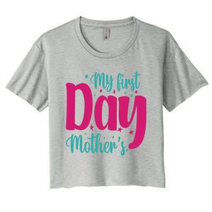 My First Mother's Day Meaningful Gift Women's Crop Top Tee