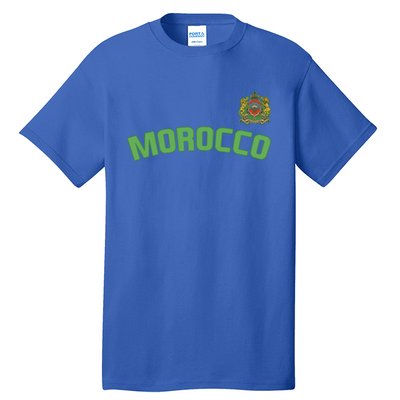 Morocco Flag Moroccan Pride International Country Funny Gift Tall T-Shirt