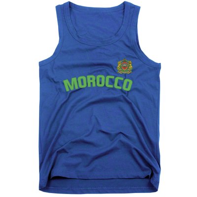 Morocco Flag Moroccan Pride International Country Funny Gift Tank Top