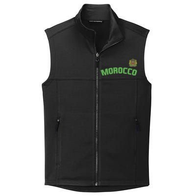 Morocco Flag Moroccan Pride International Country Funny Gift Collective Smooth Fleece Vest