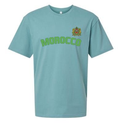 Morocco Flag Moroccan Pride International Country Funny Gift Sueded Cloud Jersey T-Shirt