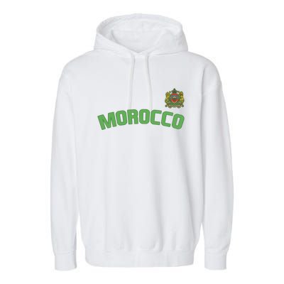 Morocco Flag Moroccan Pride International Country Funny Gift Garment-Dyed Fleece Hoodie