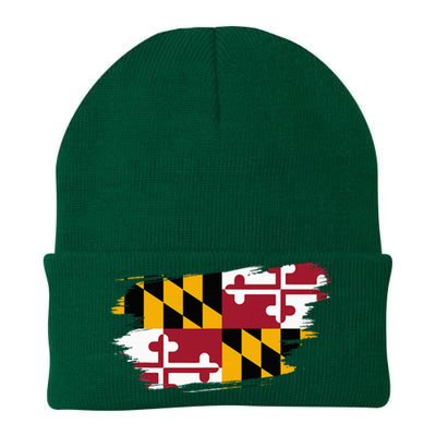 Maryland Flag Marylander Maryland Flag State Pride Knit Cap Winter Beanie