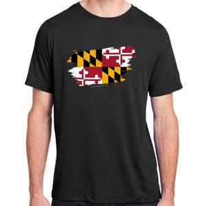 Maryland Flag Marylander Maryland Flag State Pride Adult ChromaSoft Performance T-Shirt