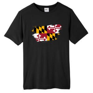 Maryland Flag Marylander Maryland Flag State Pride Tall Fusion ChromaSoft Performance T-Shirt