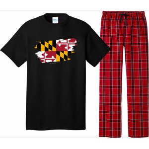 Maryland Flag Marylander Maryland Flag State Pride Pajama Set