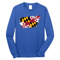 Maryland Flag Marylander Maryland Flag State Pride Long Sleeve Shirt