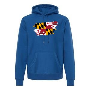 Maryland Flag Marylander Maryland Flag State Pride Premium Hoodie