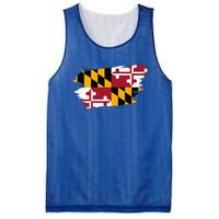 Maryland Flag Marylander Maryland Flag State Pride Mesh Reversible Basketball Jersey Tank