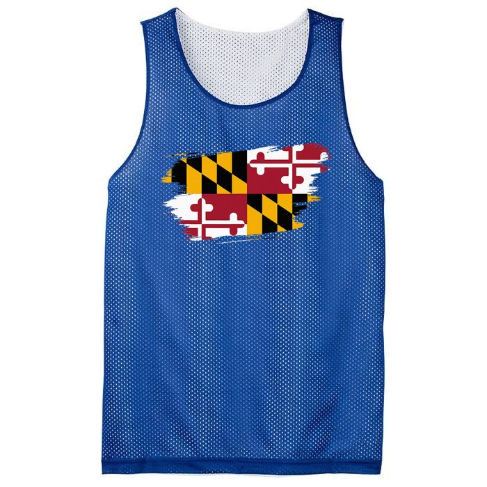 Maryland Flag Marylander Maryland Flag State Pride Mesh Reversible Basketball Jersey Tank