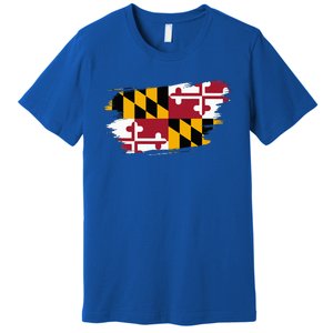 Maryland Flag Marylander Maryland Flag State Pride Premium T-Shirt