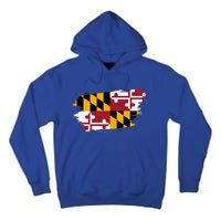 Maryland Flag Marylander Maryland Flag State Pride Tall Hoodie