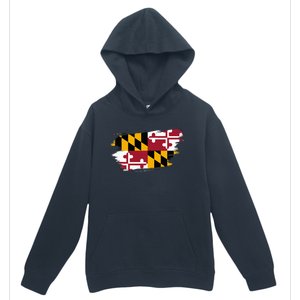 Maryland Flag Marylander Maryland Flag State Pride Urban Pullover Hoodie