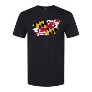 Maryland Flag Marylander Maryland Flag State Pride Softstyle CVC T-Shirt