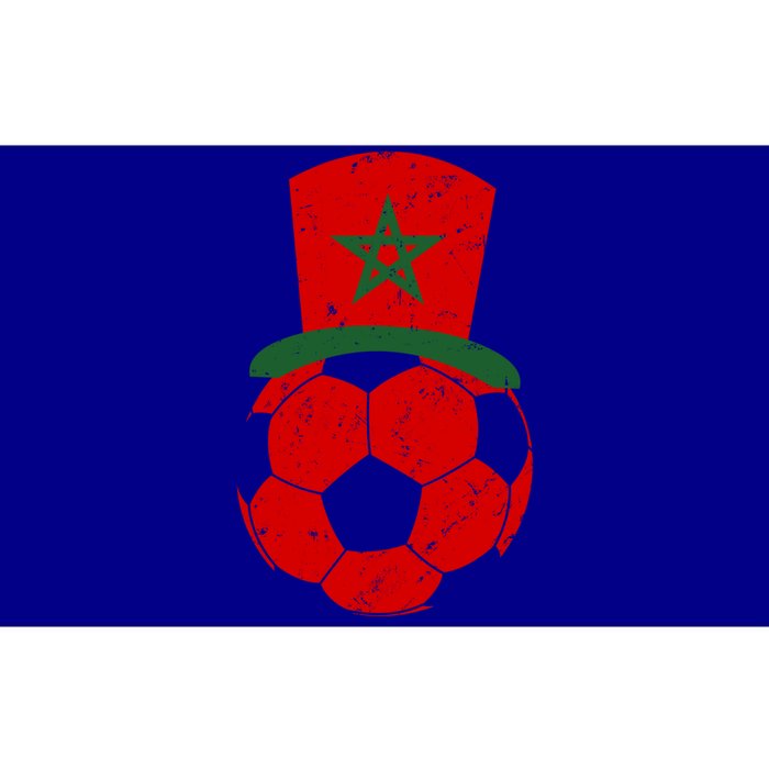 Morocco Flag Moroccan Soccer Supporter Gift Bumper Sticker