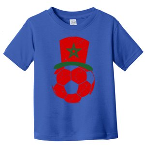 Morocco Flag Moroccan Soccer Supporter Gift Toddler T-Shirt