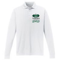 My Favorite Math Teacher Calls Me Dad Gift Father's Day Performance Long Sleeve Polo