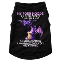 My Four Moods I Need Coffee I Need A Nap Dragon Doggie Tank