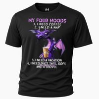 My Four Moods I Need Coffee I Need A Nap Dragon Performance Shirt