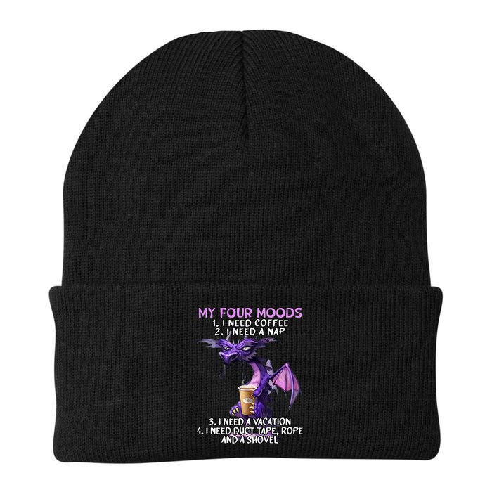 My Four Moods I Need Coffee I Need A Nap Dragon Beanie
