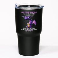 My Four Moods I Need Coffee I Need A Nap Dragon Tumbler