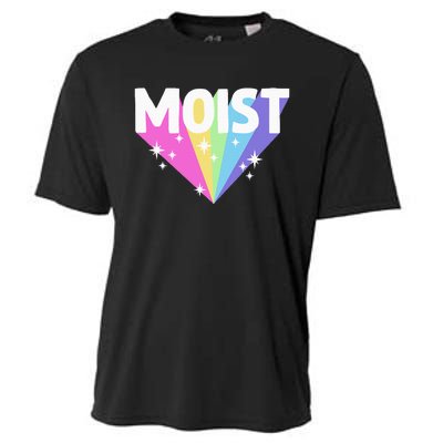 Moist Funny Meme Offensive Weird Cool Hilarious Humorous Cooling Performance Crew T-Shirt