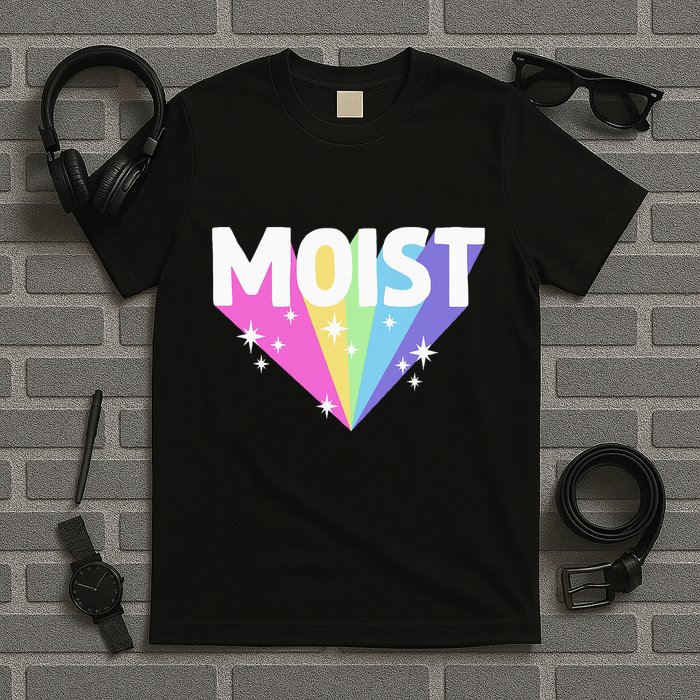 Moist Funny Meme Offensive Weird Cool Hilarious Humorous T-Shirt