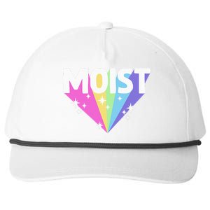 Moist Funny Meme Offensive Weird Cool Hilarious Humorous Snapback Five-Panel Rope Hat