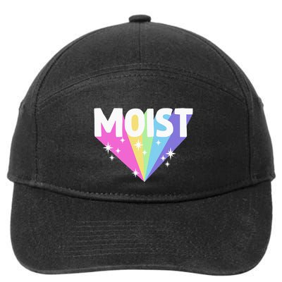 Moist Funny Meme Offensive Weird Cool Hilarious Humorous 7-Panel Snapback Hat
