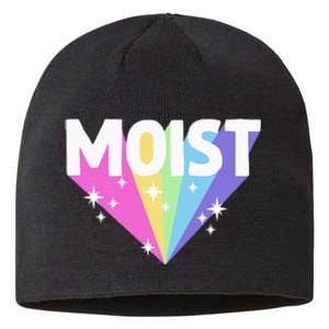 Moist Funny Meme Offensive Weird Cool Hilarious Humorous Sustainable Beanie