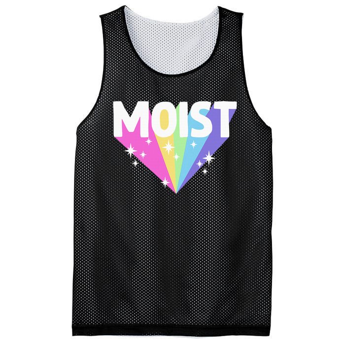 Moist Funny Meme Offensive Weird Cool Hilarious Humorous Mesh Reversible Basketball Jersey Tank