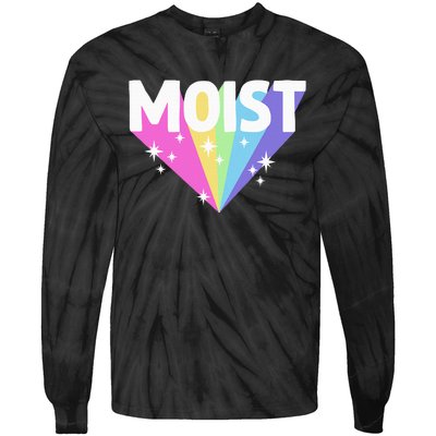 Moist Funny Meme Offensive Weird Cool Hilarious Humorous Tie-Dye Long Sleeve Shirt