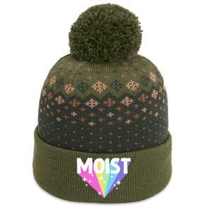 Moist Funny Meme Offensive Weird Cool Hilarious Humorous The Baniff Cuffed Pom Beanie