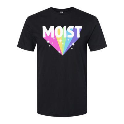 Moist Funny Meme Offensive Weird Cool Hilarious Humorous Softstyle CVC T-Shirt