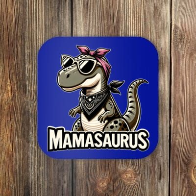 Mamasaurus Family Matching Dinosaur Mom Meaningful Gift Coaster